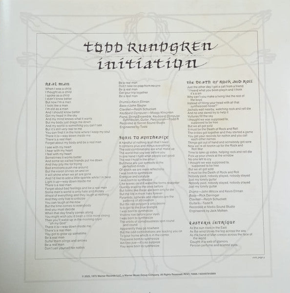 Initiation - Rundgren, Todd