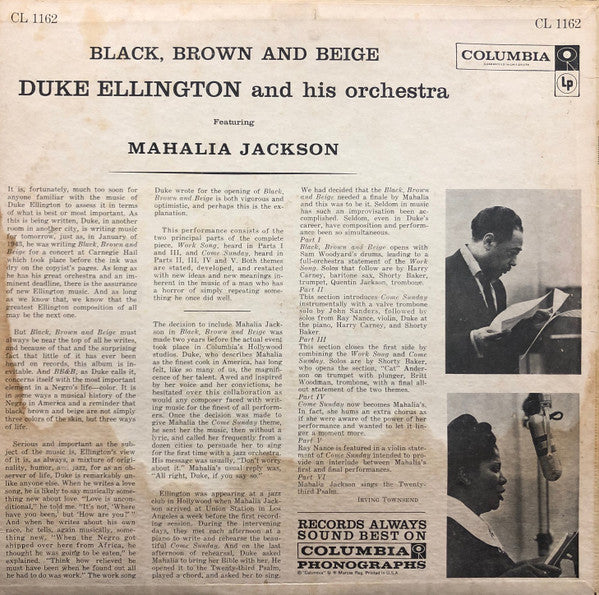 Black, Brown And Beige - Ellington, Duke