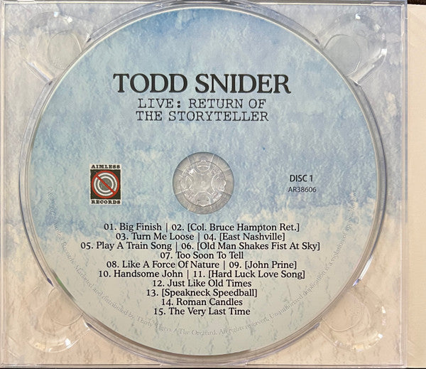 Return Of The Storyteller - Snider, Todd