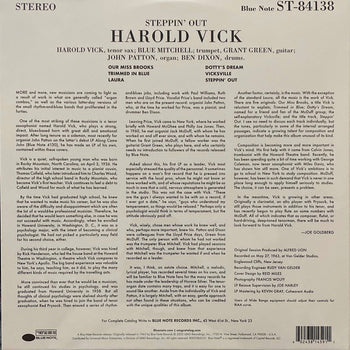 Steppin' Out - Vick, Harold