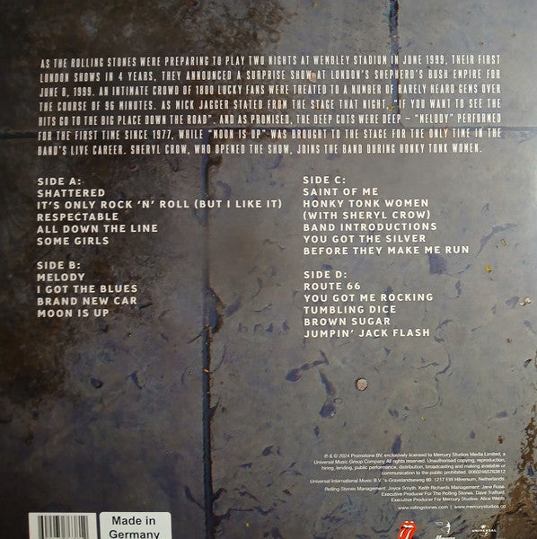 Welcome To Shepherd's Bush - Rolling Stones