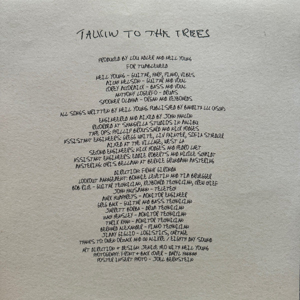 Talkin To The Trees - Young, Neil & Chrome Hearts