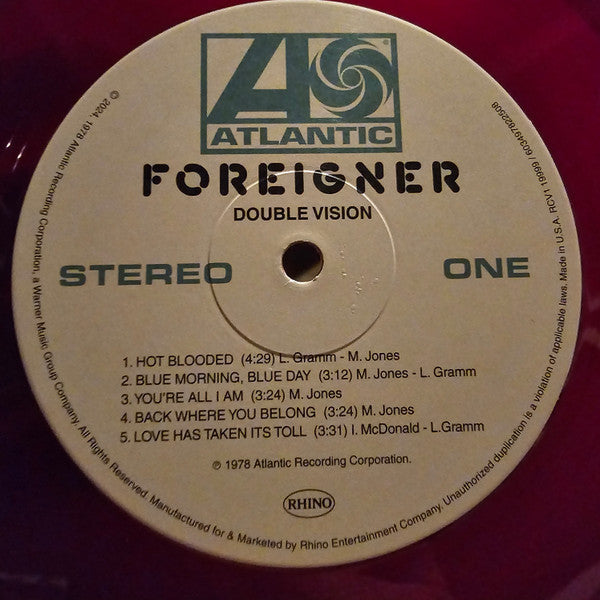 Double Vision - Foreigner