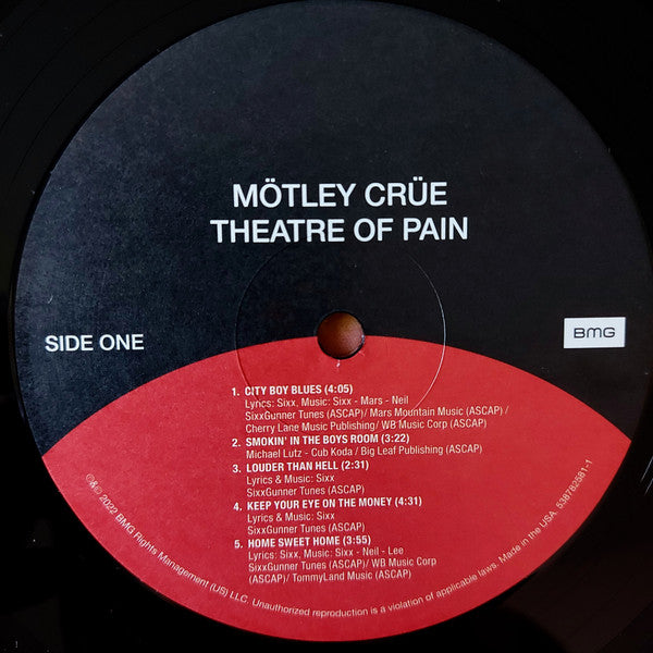 Theatre Of Pain: Remastered [LP] - Motley Crue