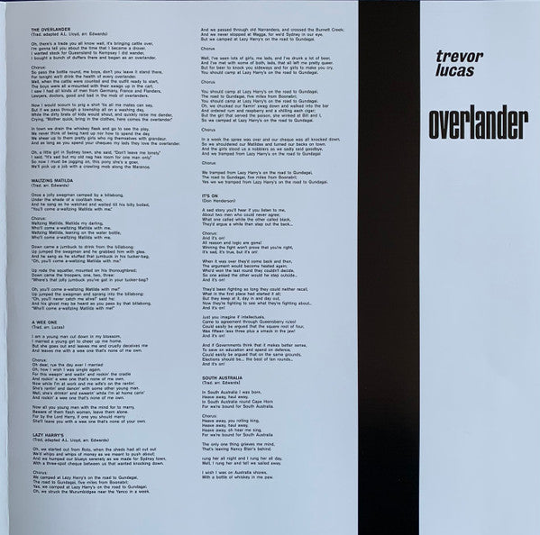 Overlander - Lucas, Trevor