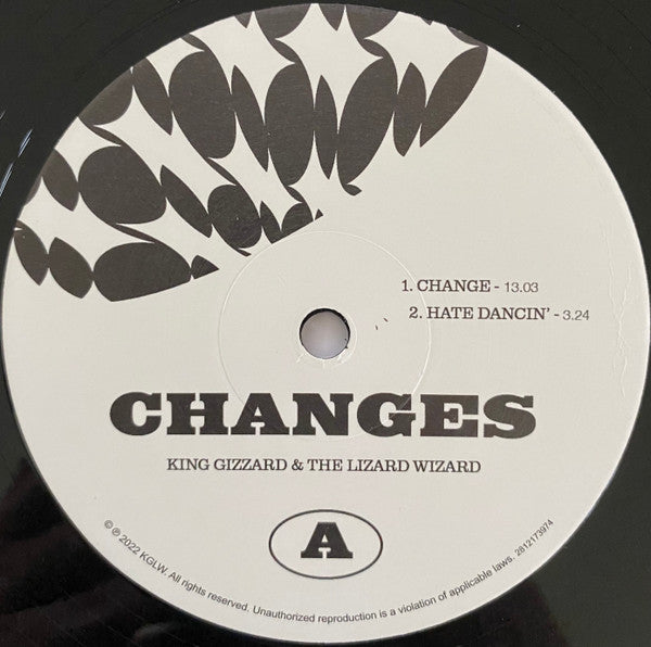 Changes [Limited Edition Recycled Black Wax LP] - King Gizzard & The Lizard Wizard