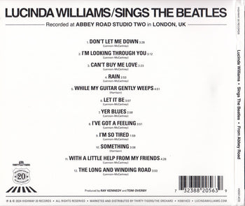 Lucinda Williams Sings The Beatles From Abbey Road - Williams, Lucinda