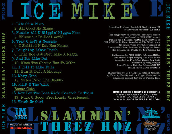 Slammin' Theez Hoz - Ice Mike