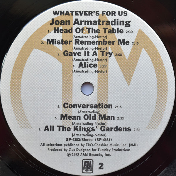 Whatever's For Us - Armatrading, Joan