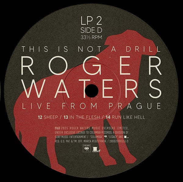 This Is Not A Drill Live From Prague - Waters, Roger