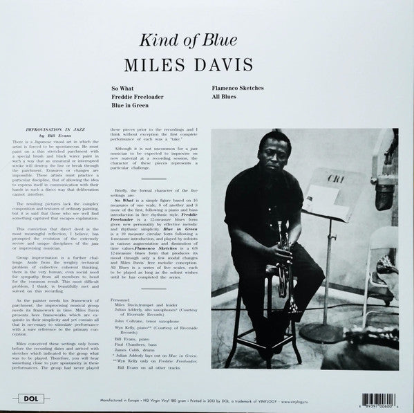 Kind Of Blue - Davis, Miles