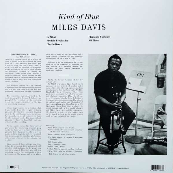 Kind Of Blue - Davis, Miles