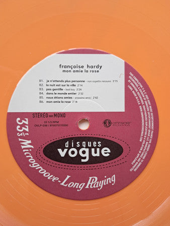 Mon Amie La Rose - Hardy, Francoise