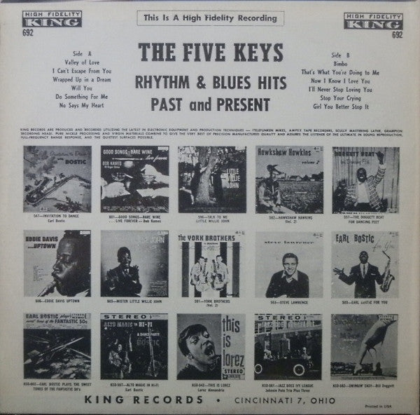 Rhythm & Blues Hits - Past And Present - Five Keys, The