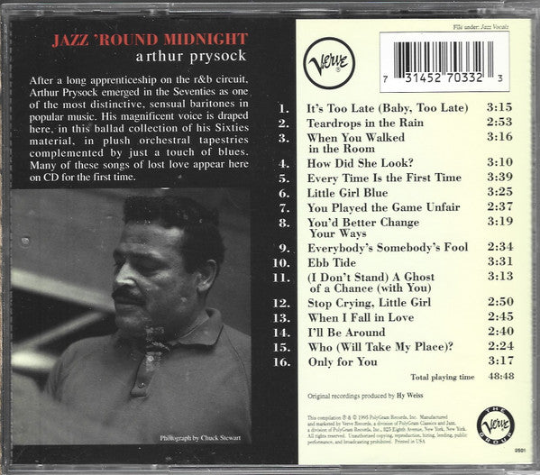 Jazz 'Round Midnight - Late Night Ballads And Blue - Prysock, Arthur