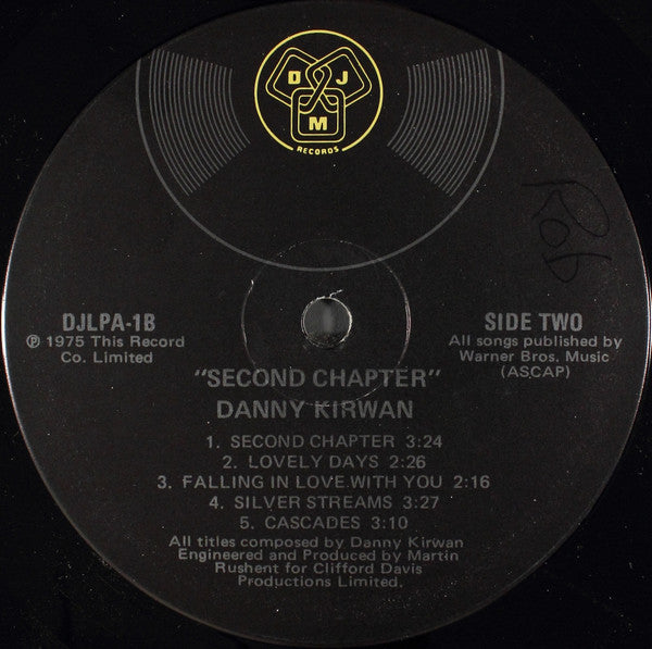 Second Chapter - Kirwan, Danny