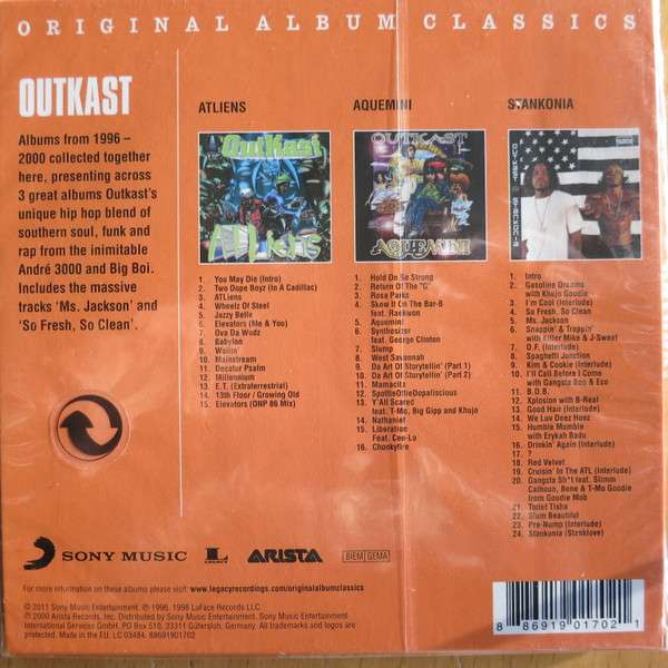 3cd Original Album Classics (Atliens \aquemini\sta - Outkast