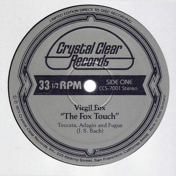 The Fox Touch • Volume One - Fox, Virgil