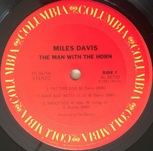 The Man With The Horn - Davis, Miles