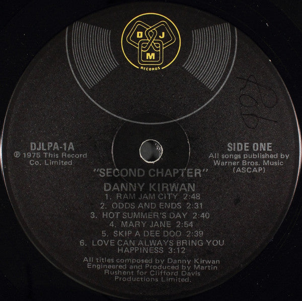 Second Chapter - Kirwan, Danny