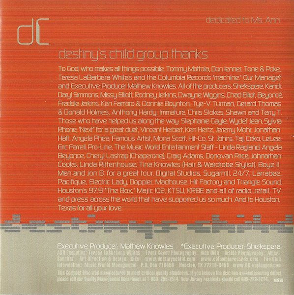 The Writing's On The Wall - Destiny's Child