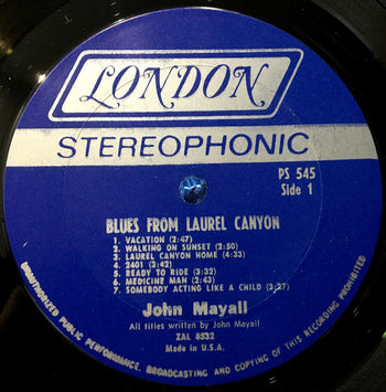 Blues From Laurel Canyon - Mayall, John