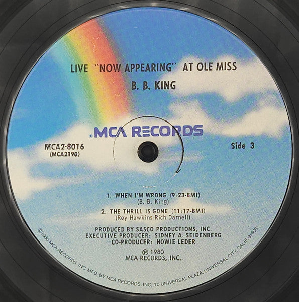 B.B. King "now Appearing" At Ole Miss - King, B.B.