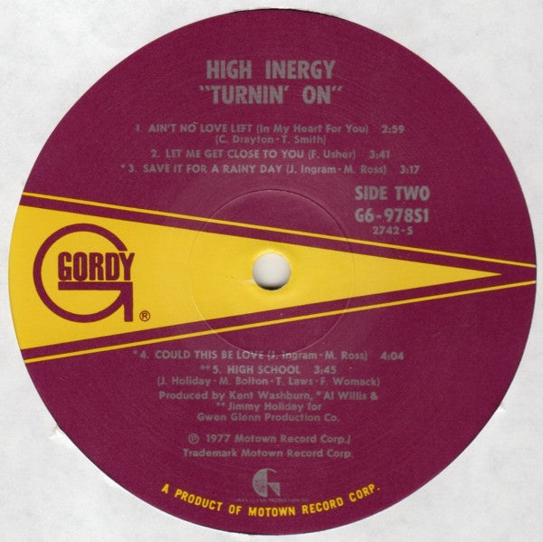 Tunrin' On - High Inergy
