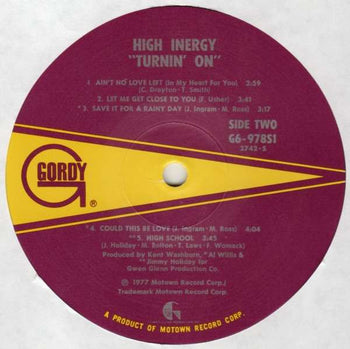 Tunrin' On - High Inergy