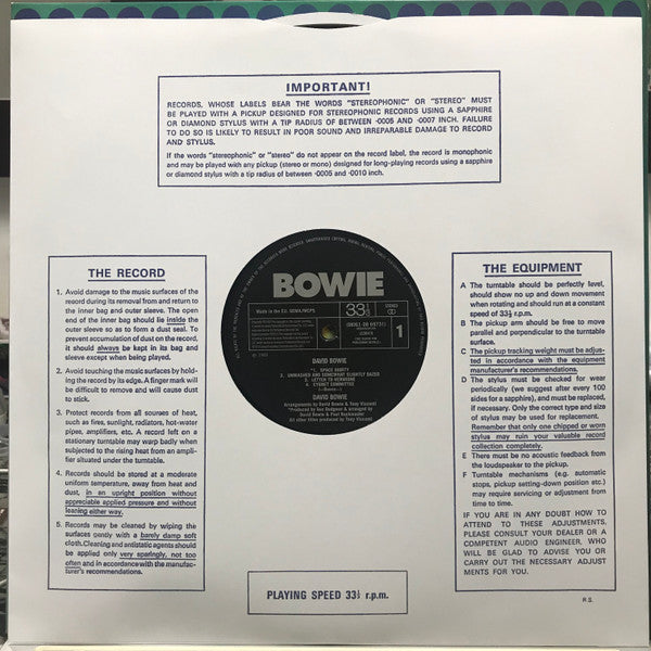David Bowie Aka Space Oddity - Bowie, David