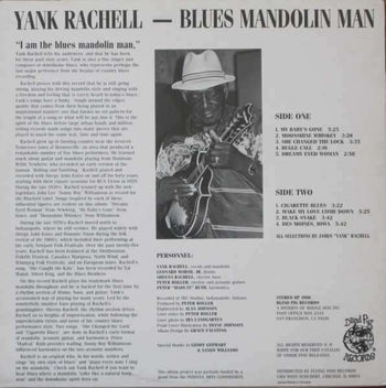 Blues Mandolin Man - Rachell, Yank