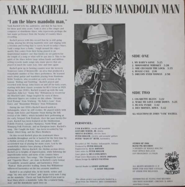 Blues Mandolin Man - Rachell, Yank