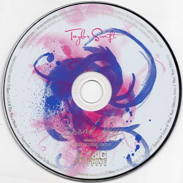 Speak Now - Swift, Taylor