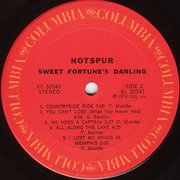 Sweet Fortune's Darling - Hotspur
