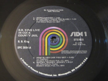 Live In Cook County Jail - B.B. King