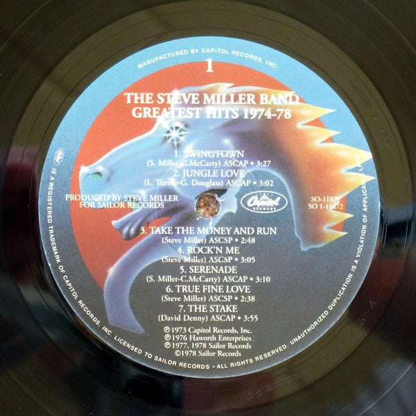 The Steve Miller Band: Greatest Hits, 1974-78 - Miller, Steve Band
