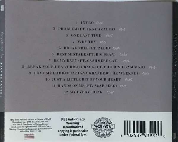 My Everything - Ariana Grande [CD]
