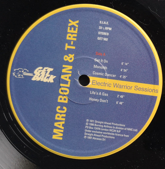 Electric Warrior Sessions - Bolan, Marc