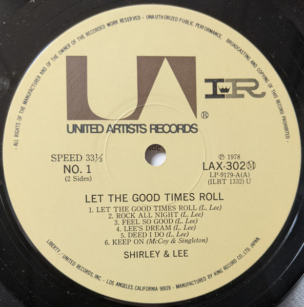 Let The Good Times Roll - Shirley And Lee