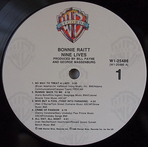 Nine Lives - Raitt, Bonnie