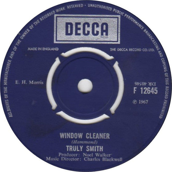 I Wanna Go Back There Again / Window Cleaner - Smith, Truly