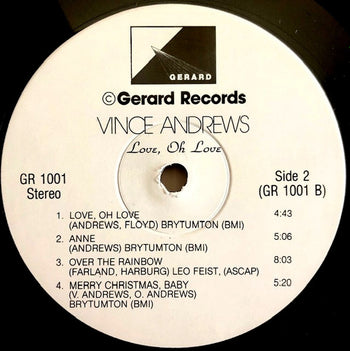 Love, Oh Love - Andrews, Vince
