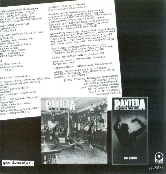 Vulgar Display of Power - Pantera [CD]