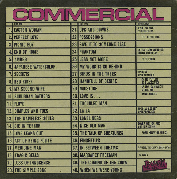 Commercial Album - Residents