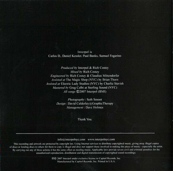 Our Love To Admire - Interpol