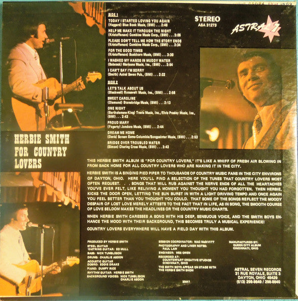 For Country Lovers - Smith, Herbie