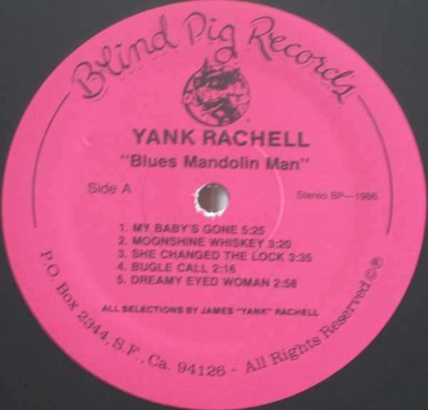 Blues Mandolin Man - Rachell, Yank