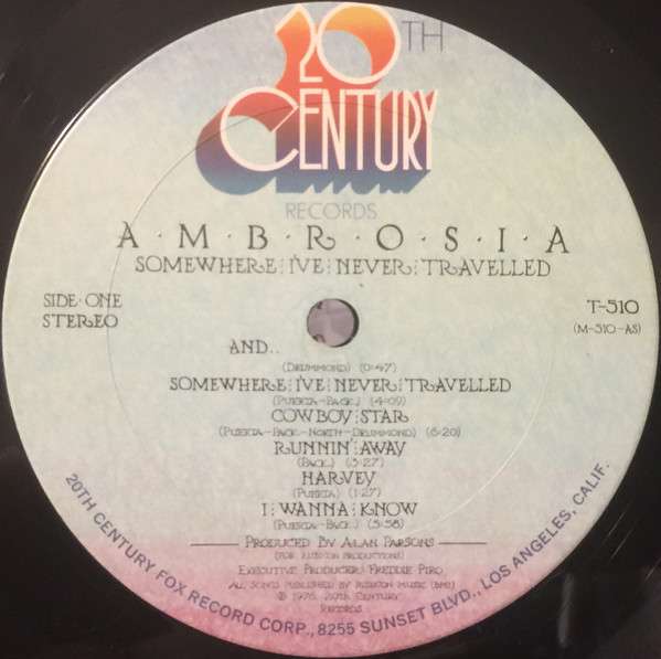 Somewhere I've Never Travelled - Ambrosia