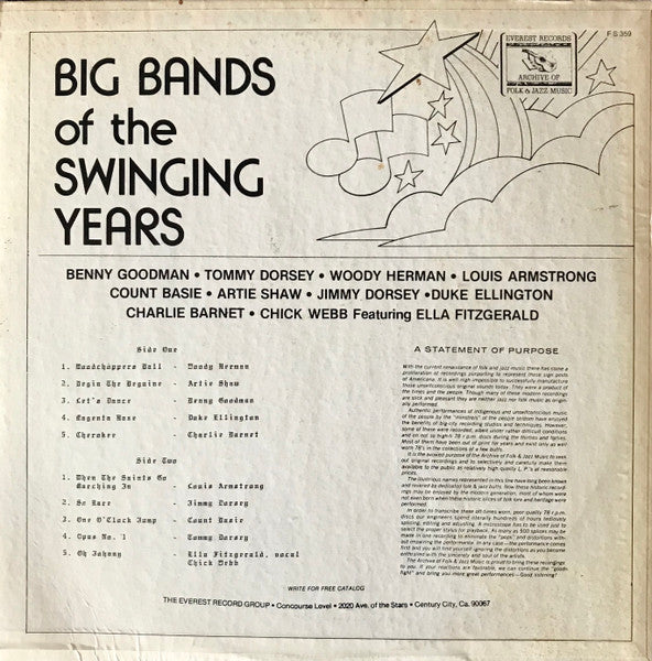 Big Bands Of The Swinging Years - Various
