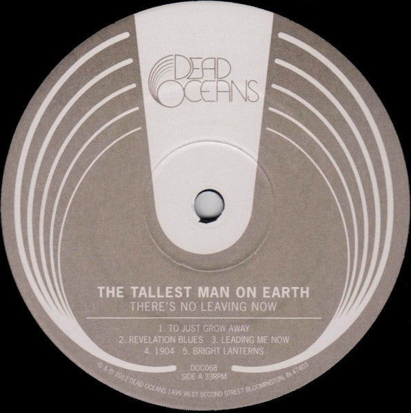 There's No Leaving Now - Tallest Man On Earth, The